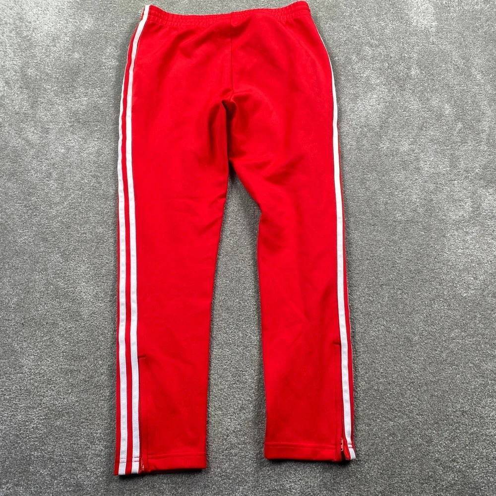 Adidas Originals SST Track Pants Red White 3-Stripe Trefoil CE2401 Womens Medium - Picture 7 of 8